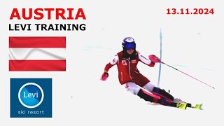 LEVI WC SL Training Sessions 2024  AUSTRIA W Wednesday [upl. by Gabriell]