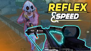 Reaction time  –1 sec  reflex  speed  accuracy  Pubg mobile montage  Angrola gaming [upl. by Hanan]