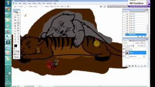 Yellowfang and Brokentail speedpaint [upl. by Alekahs367]