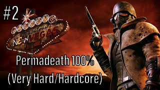 2  Fallout New Vegas Permadeath 100 Very HardHardcore  NCRCF amp Helping Goodsprings Survive [upl. by Fuller]