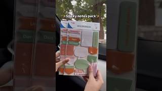 Unique Sticky Notes Pack😍shorts stationery schoolsupplies officesupplies trending [upl. by Haig]