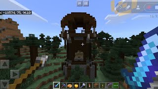 PILLAGER RAID  MINECRAFT POCKET EDITION 1 [upl. by Oiratno]