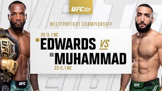 UFC 304 Leon Edwards vs Belal Muhammad Highlights [upl. by Peckham194]