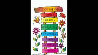 Days name of the week [upl. by Cindy]