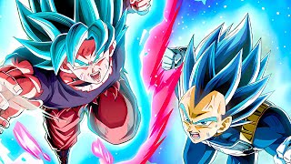 Dragon Ball Z Dokkan Battle  LR PHY SSBKK Goku amp SSBE Vegeta Active Skill OST Extended [upl. by Sexton]