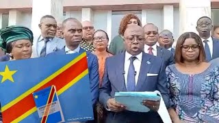 LOPPOSITION MATCH EBALUKI BAS DÉPUTÉS YA MOÏSE KATUMBI BASENGI CHANGEMENT YA CONSTITUTION [upl. by Mcgrody]