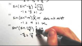 Composition of Sine and Inverse Sine Functions [upl. by Karlotte187]