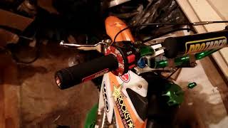 Montujemy handbary w Pitbike Polisport Evolution unboxing [upl. by Lodmilla]