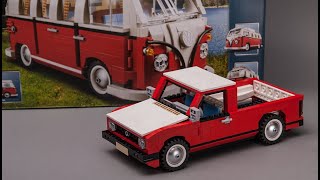 Age 16 LEGO set 10220 alternative model Volkswagen PICKUP moc [upl. by Anaujal]