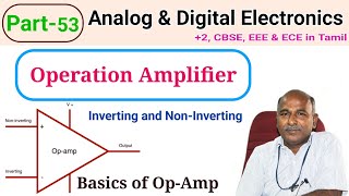 Operation Amplifier Op amp Explanation in tamil [upl. by Scever]