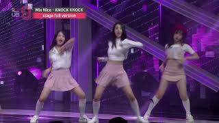 MIXNINE믹스나인 Mix Nice  KNOCK KNOCKTwice트와이스 Stage Full Ver [upl. by Ilecara]