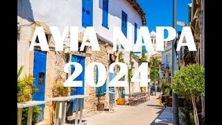 Ayia Napa 2024  Hotel Euronapa  Cyprus  Walkstreet [upl. by Sklar172]