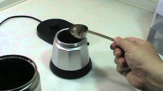 How to use the DeLonghi MKE6 automatic Espresso pot maker [upl. by Yort]