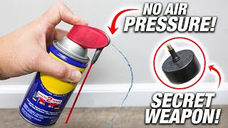 STOP Throwing Away Aerosol Spray Cans With No AIR How To Recharge Save And Fix It DIY [upl. by Anirehtak]