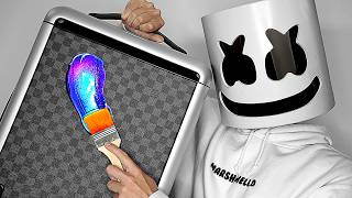 I Surprised Marshmello With A Custom 10000 Bag [upl. by Llezniuq290]