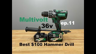 Metabo HPT Multivolt 36v 12quot Hammer Drill Review  DV36DAQ4  Hikoki  Best Drill ep11 [upl. by Asilehs]