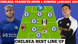 CHELSEA NEWS SQUAD WITH LATEST POSSIBLE TRANSFER TARGETS IN JANUARY  CHELSEA TRANSFER NEWS [upl. by Anitac120]