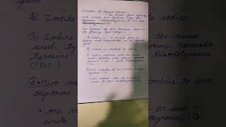 Endocrinology  synthesis of thyroid hormone  thyroid hormone secretion biology neet board [upl. by Thaddeus]