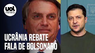 Guerra da Rússia Ucrânia responde a fala de Bolsonaro Não há espaço para neutralidade [upl. by Ardnas398]