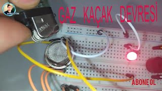 gaz alarm devresi gas leak detector circuit [upl. by Analle]