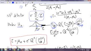 Detection Theory session 33 Neyman Pearson Detection [upl. by Ahsaei]