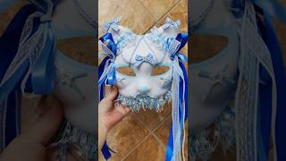 The Blue Mask cosplay mask handwork shorts art diy anime [upl. by Hgielrebmik994]