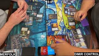 Modern  Merfolk Vs Dimir Control [upl. by Treblihp352]