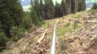 Alpine Coaster test run for using no brakes [upl. by Odnomyar197]