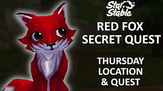 THURSDAY Red Fox Location amp Quest  Star Stable Online Secret Quest [upl. by Tristan708]