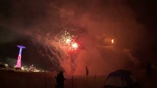 festival 4 of July fireworks in Coney islandNY [upl. by Bannerman237]