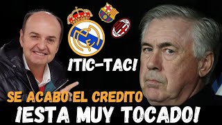 Juanma Rodríguez Carlo Ancelotti está muy TOCADO con la DERROTA del REAL MADRID 13 AC MILAN [upl. by Suoivatnom]