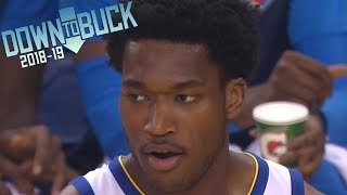 Damian Jones Career High 12 Points3 Blocks Full Highlights 10162018 [upl. by Leksehcey]