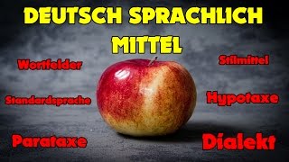 Sprachliche Mittel  Stilistische Figuren  Sprachmittel  Epische Texte analysieren [upl. by Whallon814]