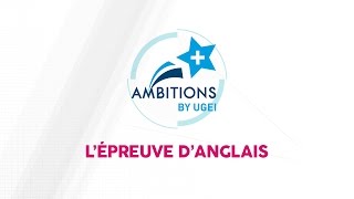 Concours AMBITIONS  Lépreuve danglais [upl. by Gonyea378]