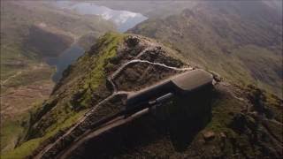 Snowdon Mountain Railway 2016 Drone Footage [upl. by Arleen]