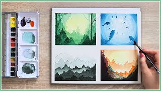 Make Your Watercolor Painting Look MAGICAL With These Easy Watercolor Techniques amp Ideas [upl. by Anidualc]