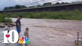 Knox County flooding causes neighborhood damage [upl. by Eisdnil]