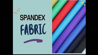 INTERESTING MATERIALS Spandex also known as Elastane or Lycra [upl. by Acemaj]