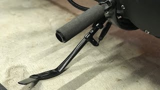 How to remove and lube a Harley Davidson Sportster 883 jiffy stand  kickstand [upl. by Lemrahs]