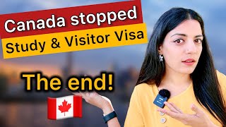 Shocking update The End of Immigration in Canada for Students and Visitors [upl. by Magel]