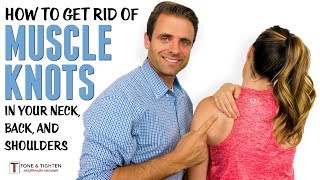 How to get rid of muscle knots in your neck traps shoulders and back [upl. by Benedikt]