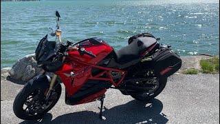 2022 Energica Ribelle vs 2016 Zero S 360 km day trip Great improvement [upl. by Talbert643]