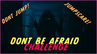 TRY NOT TO JUMP CHALLENGE  SCARY [upl. by Enirahtac]