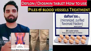 Daflon Tablet  Diosmin 500mg  Daflon tablet Uses  daflon tablet side effects  Medical jankari [upl. by Sidnarb]