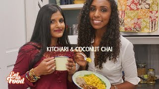 Kitchari Dhal amp Rice amp Coconut Chai with Taste Of Trini amp Ornella  EAF Presents [upl. by Gurolinick]