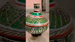 easy POT decoration design Diwali decorationdiwalispecial diwalicardeasyhandmade [upl. by Thea672]