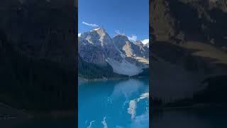 Moraine Lake canadabanffyoutubeshortsshortvideosbeautifuldestinations [upl. by Kirkwood]