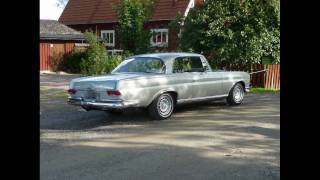 Pictures from the archives  Mercedes Benz W111 250SE Coupe 1967  Heckflosse Fintail [upl. by Ahtelahs]