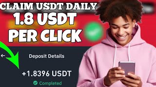 183 USDT Per click 💰 claim USDT Daily 💰 NEW USDT Mining platform 🤑 USDT investment Site [upl. by Lynad]