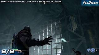 God of War All Odins Ravens in Northri Stronghold Allfather Blinded Trophy [upl. by Mcneely]